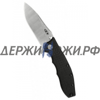 Нож 0562 Hinderer Slicer Carbon Fiber Stonewashed Zero Tolerance складной K0562CF